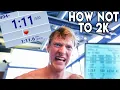 I tried the WORST 2000m row strategy so you don t have to
