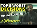 Download Lagu Top 5 Worst Decisions in Cyberpunk 2077