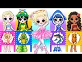 Download Lagu Wat gebeurt er als Elsa, Ladybug en Wednesday een NIEUWE mode-makeover krijgen? | DIY Papieren Po...