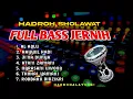 Lagu HADROH SHOLAWAT - ALBUM CEK SOUND FULL BASS - AUDIO JERNIH DAN BERENERGI
