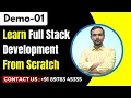 Full Stack Development Tutorials Full Stack Development Training Full Stack Demo 01