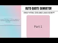 AUTOMETIC SWEET QUOTES GENRATOR HTML CSS JAVASCRIPT