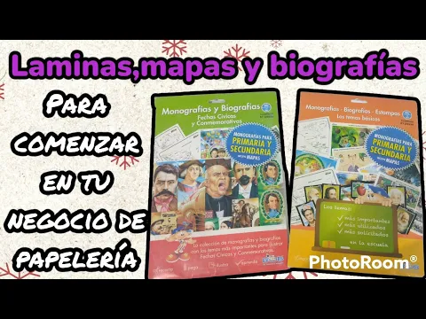 Download MP3 Laminas, mapas y biografías,para comenzar el negocio de papelería