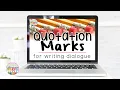 Using Quotation Marks in Dialogue - Digital Elementary Writing Activity using Google Slides