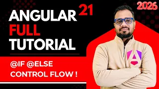 Angular 21 Tutorial in Hindi If-Else Control Flow Hide Show Toggle