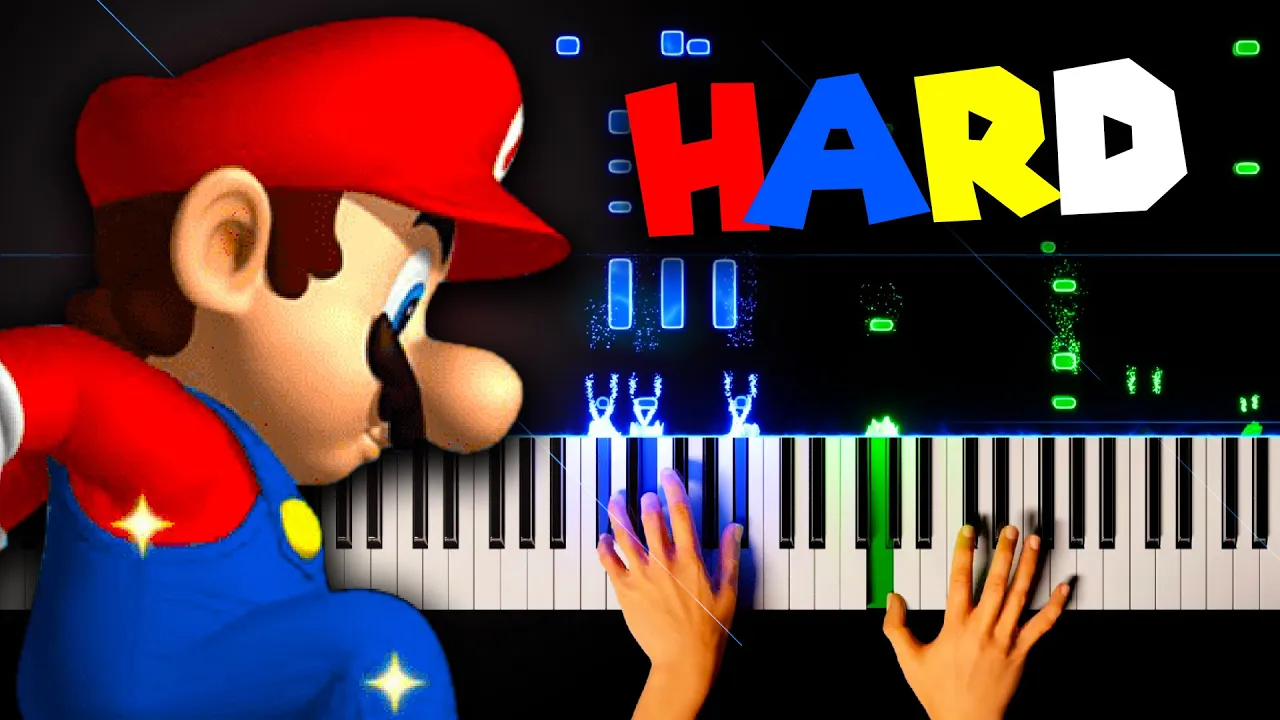 Overworld Theme (from New Super Mario Bros.) - Piano Tutorial