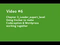 Using Docker to make Codeception Wordpress working together