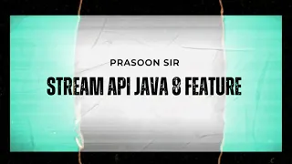 Java 8 Stream API in One