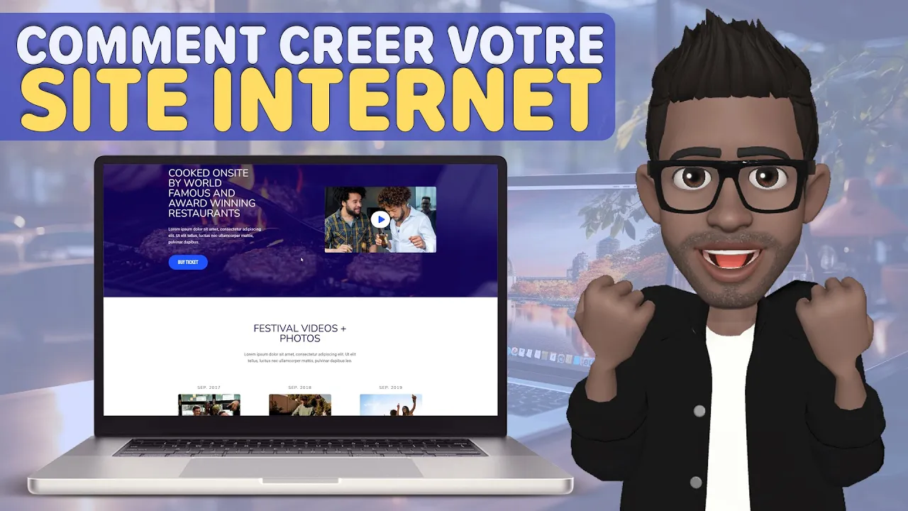Tutoriels Créer un SITE INTERNET professionnel en 10 minutes + BONUS | Tutoriel WordPress