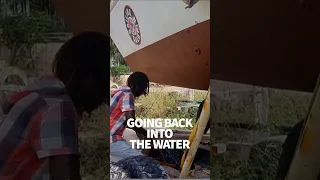 After a week of boat work, it’s back to the water #windedvoyage #sailinglife #boatwork #african