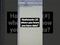 Hashtags showing instead of Date Fast Excel Tutorial
