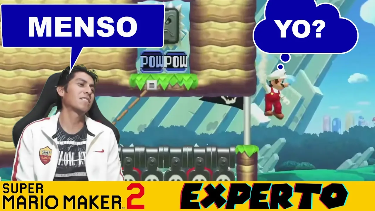 ¿Cómo puedes estar tan MENSO? 🤬😤😤 | Experto sin skips | SMM2 en español