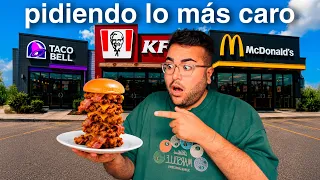 PIDIENDO LO MÁS CARO DE CADA RESTAURANTE
