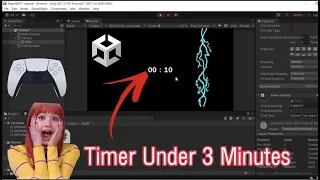 How to make a timer in Unity Under 3 minutes