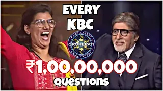 Download Every ₹1,00,00,000 Questions In KBC MP3