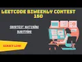 SHORTEST MATCHING SUBSTRING Leetcode biweekly contest 150 solutions