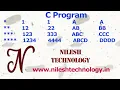 C Program Start Pattern Number Pattern Alphabet Pattern Part 1