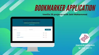 Bookmarker Application No Frameworks