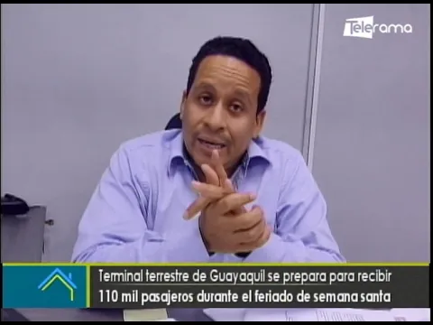 Terminal terrestre de Guayaquil se prepara para recibir 110 mil pasajeros durante el feriado de semana santa