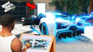 Franklin Search Futuristic Booster Super Car With The Help Of Using Magical Painting In Gta 5