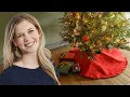 How to Make a Basic Tree Skirt - Free Project Tutorial
