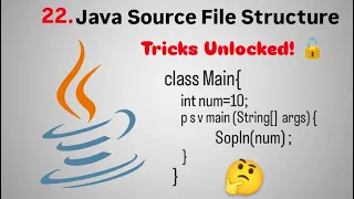 Declarations and Access Modifiers in Java Part 1 Java Source File Explained Fight4Tech
