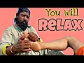 ASMR full body oily massage by baba bengali you will relax and sleep full body relaxation
