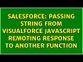 Salesforce Passing string from Visualforce JavaScript remoting response to another function