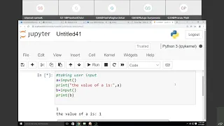 Python Programming Session-2 user input