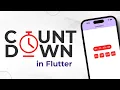 Countdown Timer In Flutter In Hindi