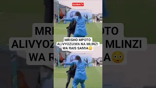 MRISHO MPOTO ALIVYOZUIWA NA MLINZI WA RAIS SAMIA Mrishompoto Raissamia Globaltv Fannyvideo 