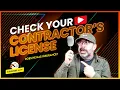 How To Check Contractors License - Step By Step