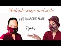Download Lagu DIY: Folded face mask, out of scarf, Tip#6