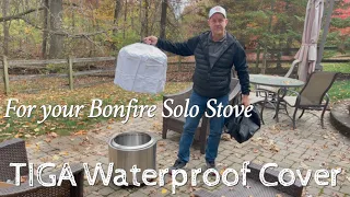 REVIEW TIGA Fire Pit Cover for Solo Stove Bonfire 100 Waterproof Durable PVC Cover