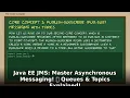 Master Java EE JMS Asynchronous Messaging Explained Queues Topics Java Tutorial