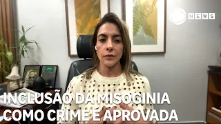 Soraya Thronicke analisa projeto que equipara misoginia ao crime de racismo