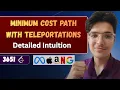 Minimum Cost Path with Teleportations LeetCode 3651 Complete Intuition Explained