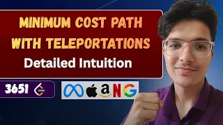 Minimum Cost Path with Teleportations LeetCode 3651 Complete Intuition Explained