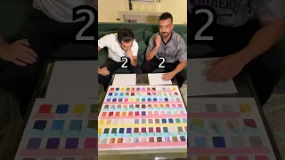 تحدي الألوان صعب 😂😂
