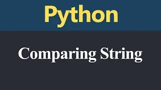 Comparing String in Python Hindi