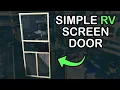 DIY Camper Screen Door