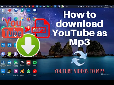 Download MP3 How to download YouTube video to mp3