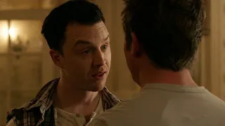 Gallavich Family 11x10 scene 6 Mickey and Lip Fight scene