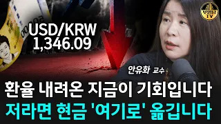 환율 내려온 지금이 기회입니다, 저라면 현금 ‘여기로’ 옮깁니다 [안유화 교수 1부]