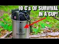 Minimalist Bushcraft Survival Kit - 10 Cs Kit In A Cup