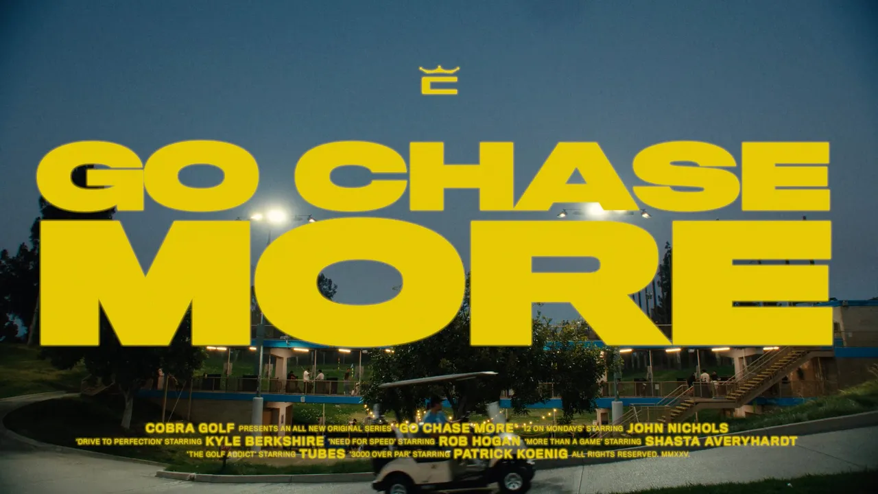 COBRA Golf  |  PUMA Golf — Go Chase More (YouTube video ad)
