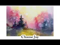 Download Lagu Paint Watercolour Landscapes with  Freedom and Joy | No Rules, Just Play | Loose Expressive Style