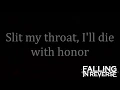 Download Lagu Falling In Reverse - Hanging On (Lyrics)