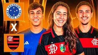 CRUZEIRO X FLAMENGO LIBERTADORES !! REAÇÃO AO VIVO