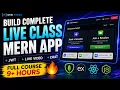 MERN Stack Resume Project 2026 Live Class App with ZEGOCLOUD Auth Chat